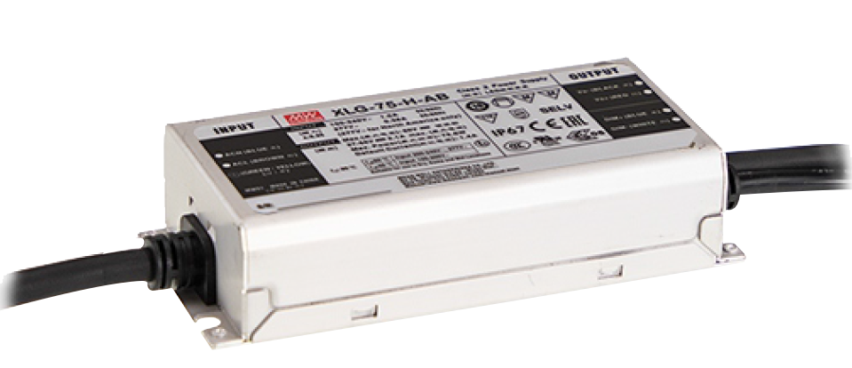 DC12V 75W電源驅動器-防水金屬外殼