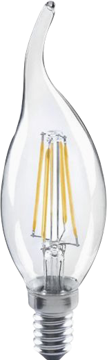 LED 4.5W E14燈絲水晶燈泡(拉尾/尖頭)