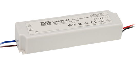 DC12V 60W電源驅動器-防水塑膠外殼