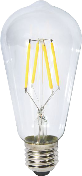 LED 6.5W E27燈絲燈泡-H143mm
